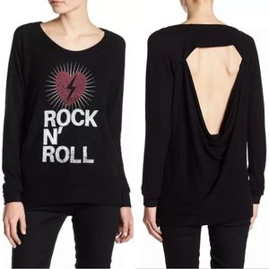Rock N Roll Chaser Long Sleeve Sweater in Large